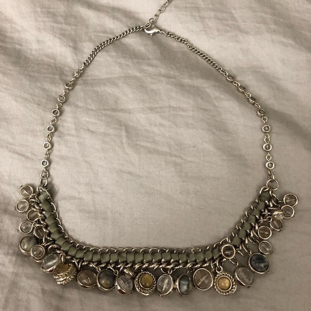 Elegant Silver and Gold Necklace